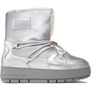 Sněhule Tommy Hilfiger Tommy Essential Silver Snowboot FW0FW07506 Silver 0IM