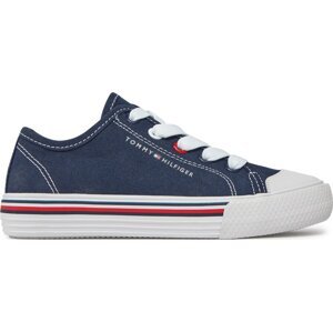 Plátěnky Tommy Hilfiger Low Cut Lace-Up Sneaker T3X9-33324-089 M Blue 800