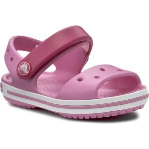 Sandály Crocs Crocband Sandal Kids 12856 Candy Pink/Party Pink