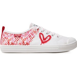 Plátěnky Skechers All Corazon 113952/WRPK White/Red/Pin