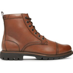 Kotníková obuv Clarks Batcombe Cap 261734297 Dark Tan Leather