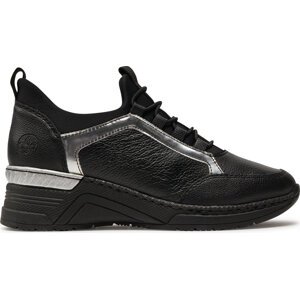 Sneakersy Rieker N4379-01 Černá