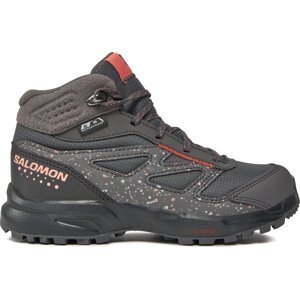 Trekingová obuv Salomon Outway Mid Climasalomon™ Waterproof L47283600 Magnet/Phantom/Coral