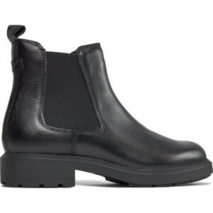 Kotníková obuv s elastickým prvkem Tamaris 1-25482-41 Black Leather 003