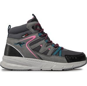 Turistická obuv KangaRoos K-UO Nod Mid RTX 81142-000-2235 Charcole Grey/Neon Pink