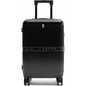 Malý tvrdý kufr KARL LAGERFELD 210W3022 Black A999