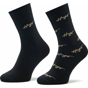 Dámské klasické ponožky Hugo 50491387 Black