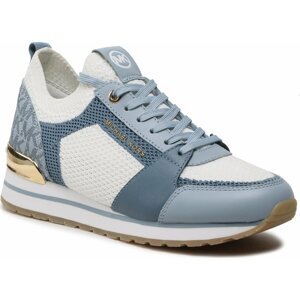 Sneakersy MICHAEL Michael Kors Billie Knit Trainer 43S3BIFS2D Pale Blu Mlt