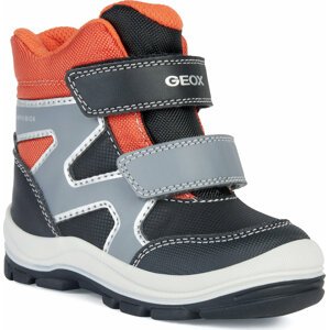 Sněhule Geox B Flanfil Boy B Abx B263VD 0CEFU C0038 S Black/Orange