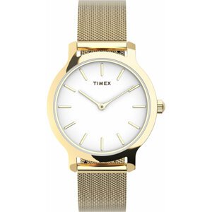 Hodinky Timex Transcend TW2U86800 Gold/White