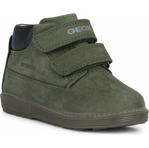 Kozačky Geox B Hynde Boy Wpf B842HA 00032 C3014 M Dk Green