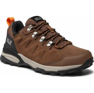 Trekingová obuv Jack Wolfskin Refugio Texapore Low W 4050821 Brown/Apricot