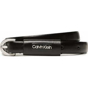 Dámský pásek Calvin Klein Ck Must Metal Let Belt 15Mm K60K611014 BAX