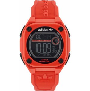 Hodinky adidas Originals City Tech Two Watch AOST23063 Red
