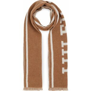 Šál Tommy Hilfiger Monotype Scarf AM0AM11738 Desert Khaki GWJ