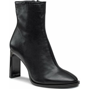 Polokozačky Calvin Klein Curved Stil Ankle Boot 80 HW0HW01541 Ck Black BEH