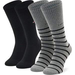 Sada 2 párů pánských vysokých ponožek Tommy Hilfiger 701220240 701220240