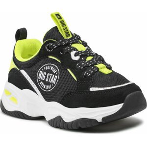Sneakersy Big Star Shoes JJ374271 Black/Yellow