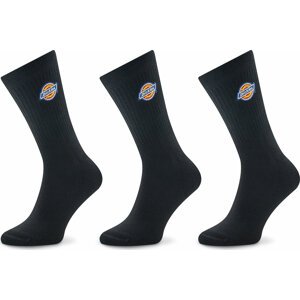 Sada 3 párů dámských vysokých ponožek Dickies Valley DK0A4Y9O Black BLK1