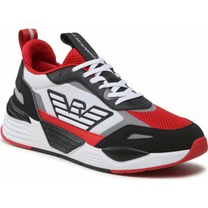 Sneakersy EA7 Emporio Armani X8X070 XK165 S315 Black/White/Rac.Red