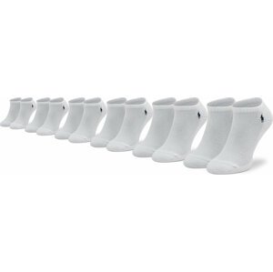 Sada 6 párů dámských nízkých ponožek Polo Ralph Lauren 455747502003 r. OS White