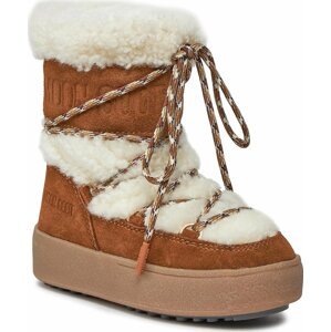 Sněhule Moon Boot Jtrack Shearling 34300800001 Whisky / Off White 001