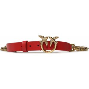 Dámský pásek Pinko Love Day Chain H2 Belt PE 23 PLT01 100133 A0F1 Červená