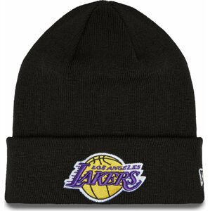 Čepice New Era Essential Cuff Beanie Los Angeles Lakers Hat 60348856 Black