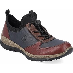 Sneakersy Rieker N3257-14 Wine / Ozean / Brandy / Schwarz 14