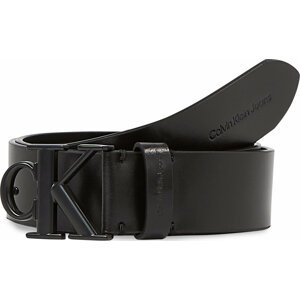 Pánský pásek Calvin Klein Jeans Round Mono Pl Lthr Sm Belt K50K511154 Black BDS