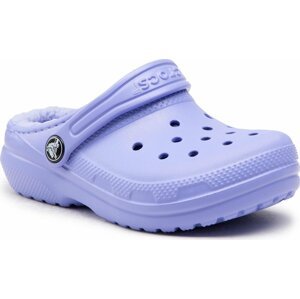 Nazouváky Crocs Classic Lined Clog K 207010 Digital Violet