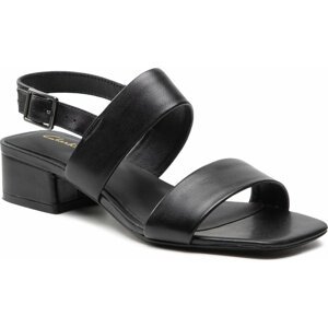 Sandály Clarks Seren25 Strap 261648964 Black Leather