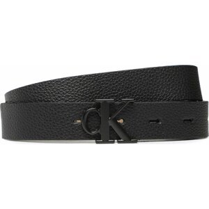 Dámský pásek Calvin Klein Jeans Mono Hardware Leather Belt 2.5mm K60K610365 BDS