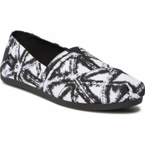 Polobotky Toms Alpargata 10019635 Black Diamond Batik