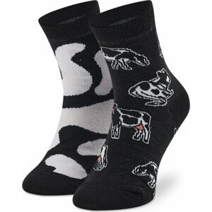 Vysoké dětské ponožky Todo Socks Wow Cow Multicolor