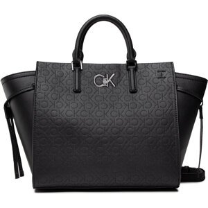 Kabelka Calvin Klein Re-Lock Drawstring Tote Bag Perf K60K609126 BAX