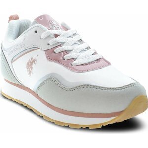 Sneakersy U.S. Polo Assn. Nobik NOBIK010 WHI-PIN01