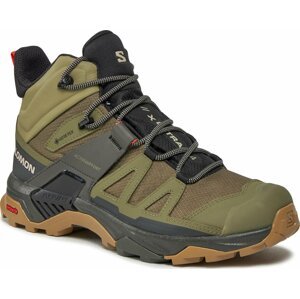 Trekingová obuv Salomon X Ultra 4 Mid GORE-TEX L41739800 Deep Lichen Green/Peat/Kelp