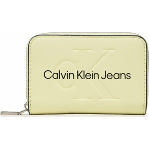 Malá dámská peněženka Calvin Klein Jeans Sculpted Med Zip Around Mono K60K607229 ZCW