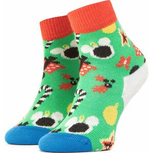 Vysoké dětské ponožky Happy Socks KDNY01-7000 Zelená