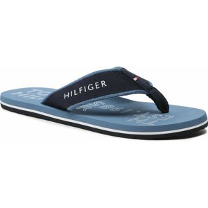 Žabky Tommy Hilfiger Sporty Hilfiger Beach Sandal FM0FM04469 Blue Coast DBX