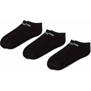 Sada 3 párů dámských nízkých ponožek Vans Classic Kick VN000XSXBLK Black