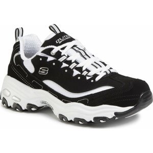 Sneakersy Skechers D'lites 52675/BKW Black/White