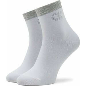 Dámské klasické ponožky Calvin Klein 701218782 White 002
