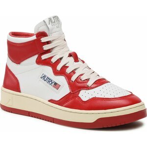 Sneakersy AUTRY AUMM WB02 Wht/Red