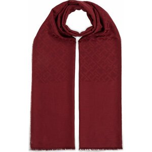 Šál Tommy Hilfiger Monogram Micromodal Scarf AW0AW15622 Rouge XJS