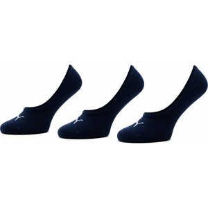 Sada 3 párů kotníkových ponožek unisex Puma Footie 3P Unisex 906930 Navy 04