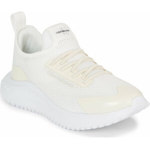 Sneakersy Calvin Klein Jeans Eva Runner Sock Laceup YW0YW01135 Bright White/Creamy White 01T