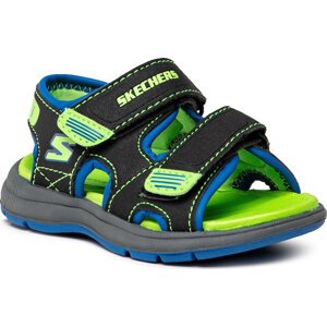 Sandály Skechers Sun Spurt 97125N/BBLM Blk/Blue/Lime