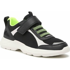 Sneakersy Superfit 1-000211-0010 D Schwarz/Gelb